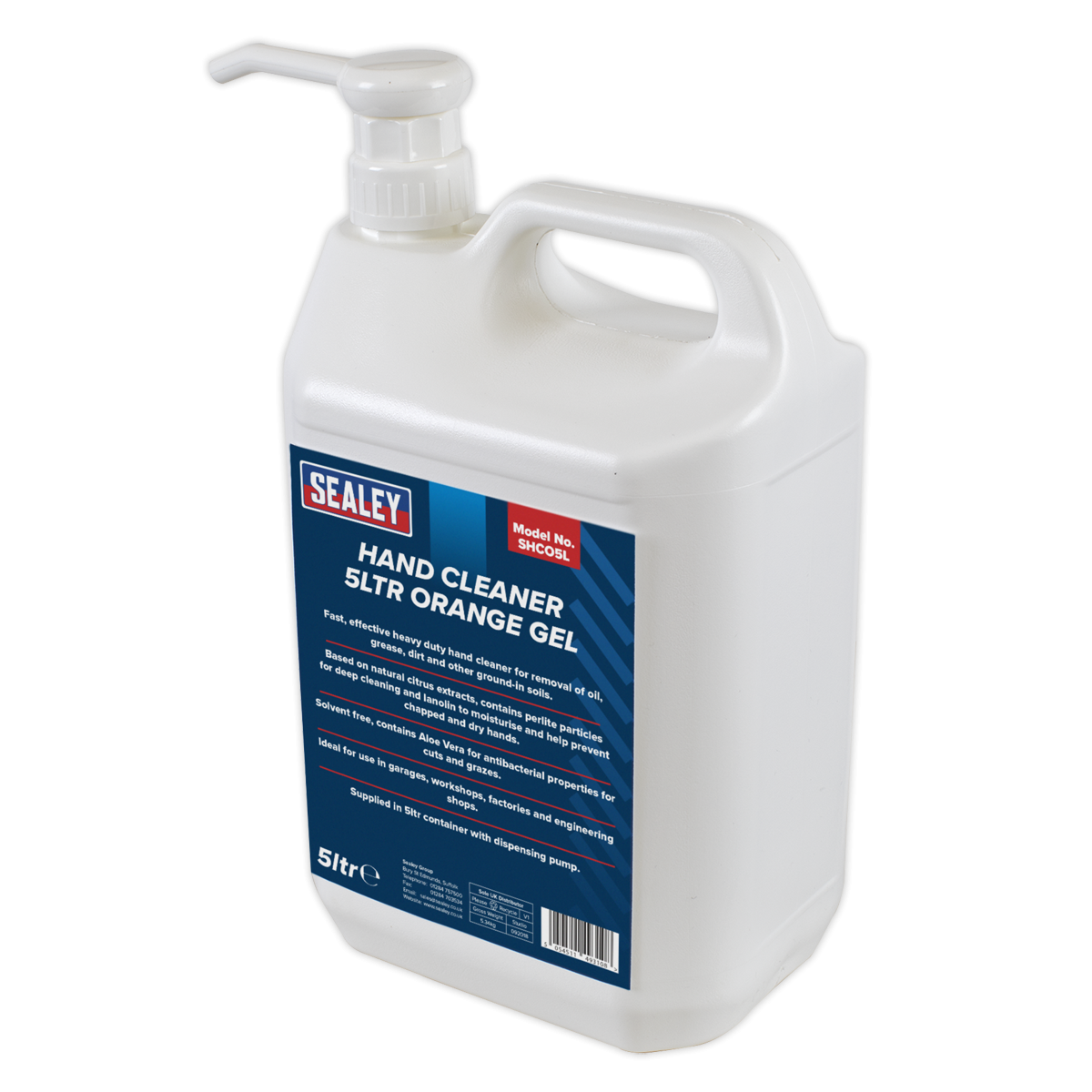 Hand Cleaner 5L Orange Gel SHCO5L