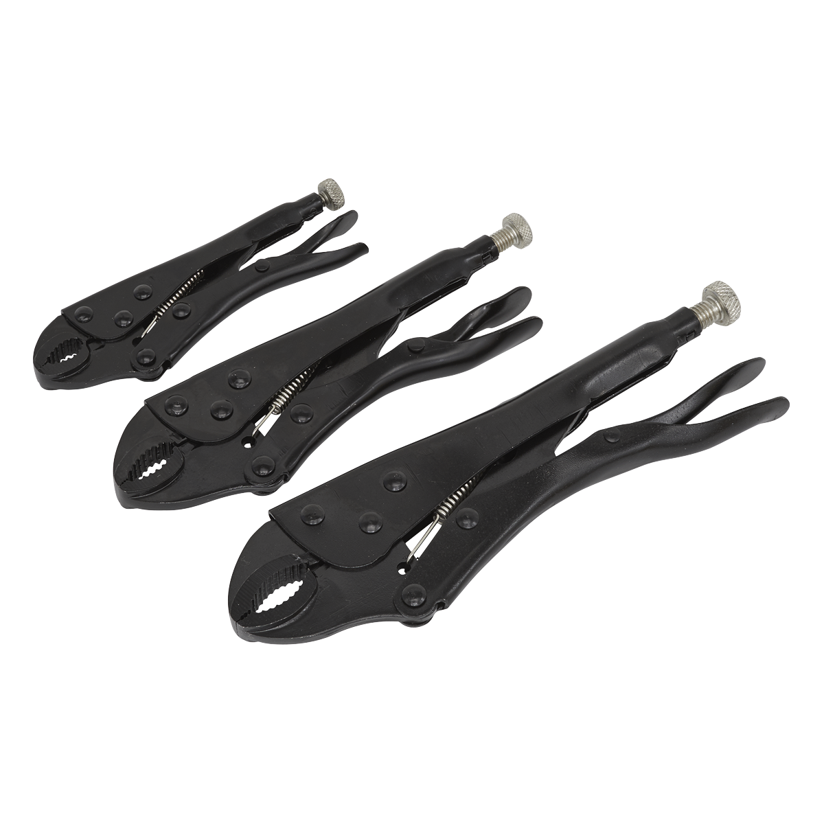 Locking Pliers Set 3pc Rust Resistant AK668