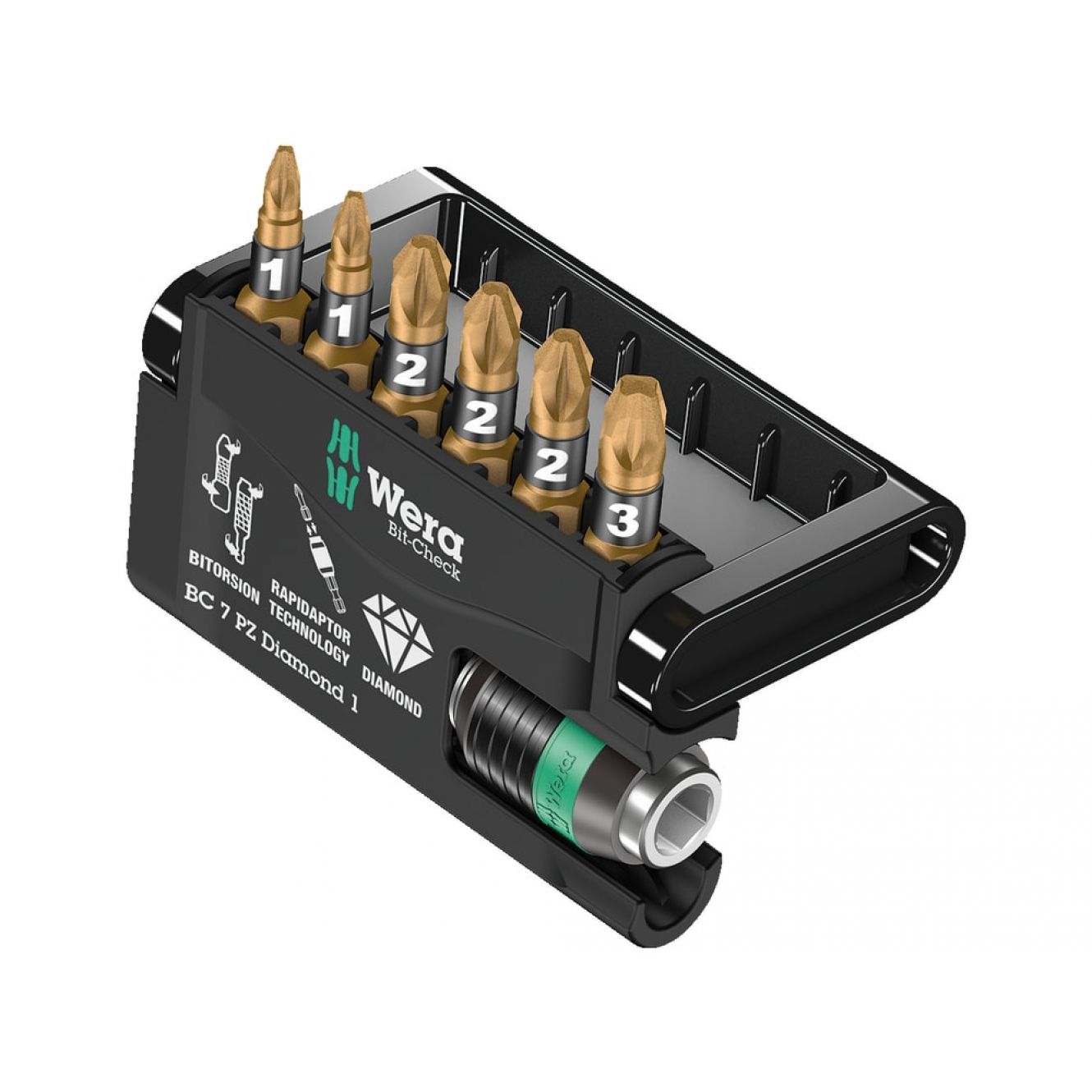 Bit-Check 7 PZ Diamond 1 Set of 7