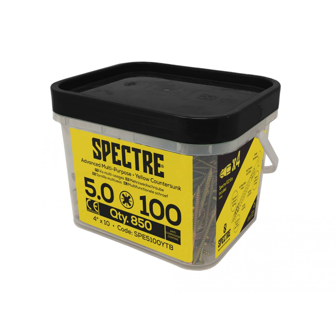 Spectre™ Screw, PZ Compatible, CSK, ZYP