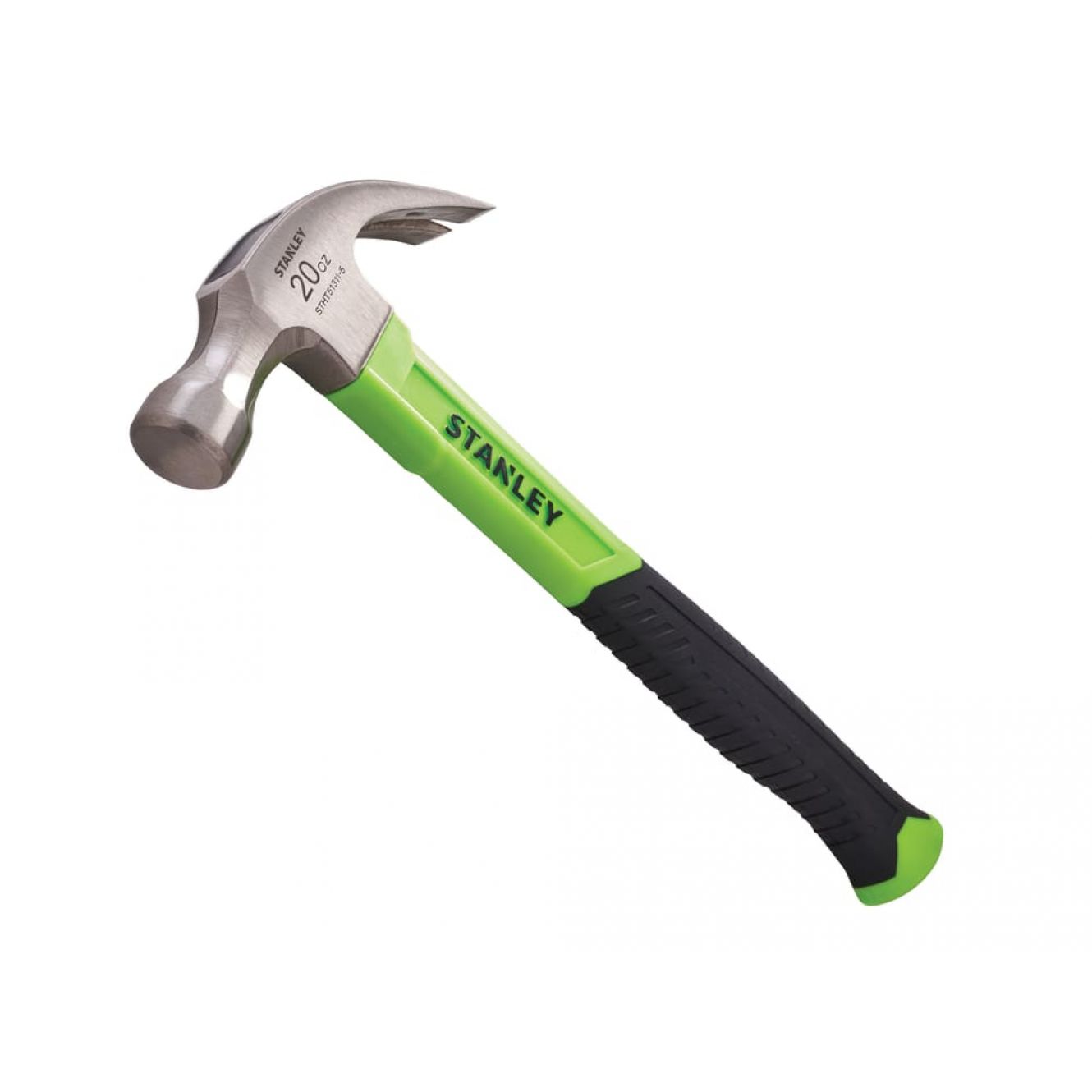 Fibreglass Hi-Vis Claw Hammer 567g (20oz) STA551311