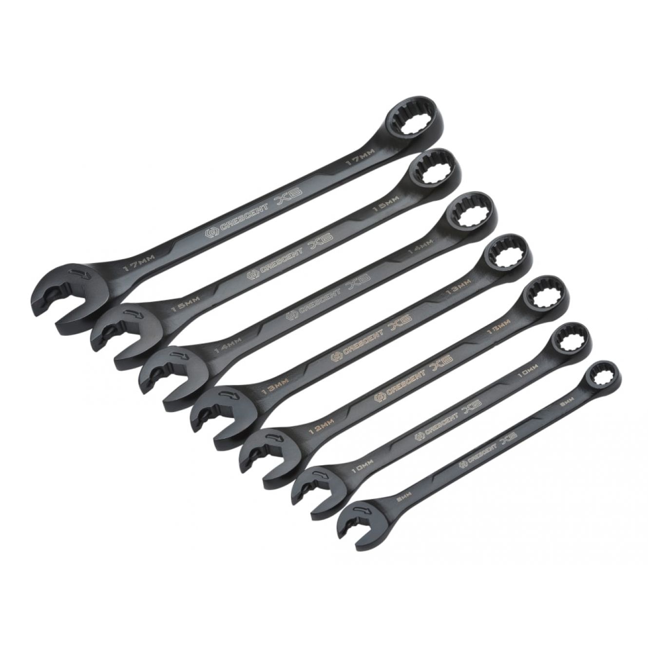 X6™ Open End Ratcheting Spanner Set, 7 Piece CRECX6RWM7
