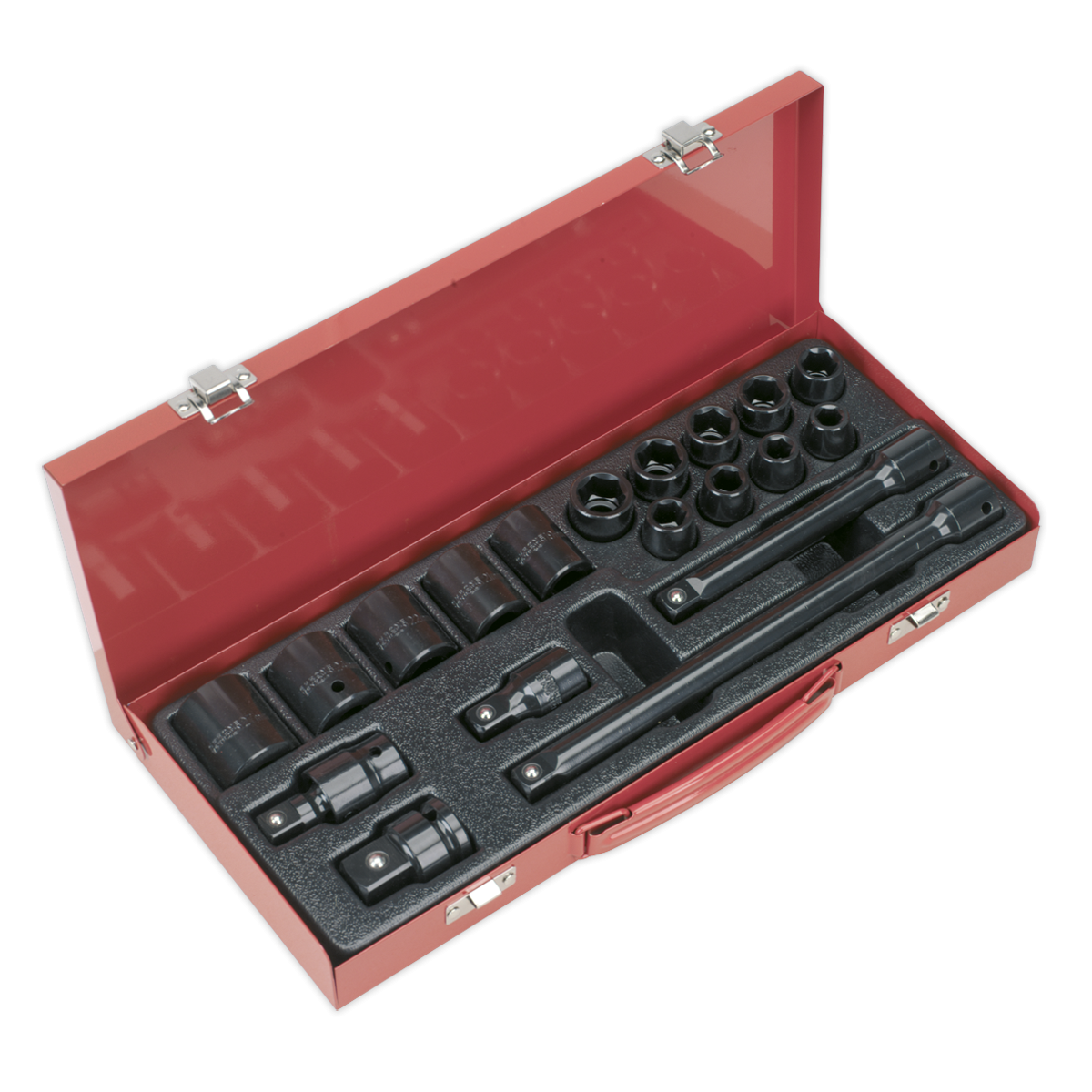 Impact Socket Set 19pc 1/2"Sq Drive Metric AK5619M