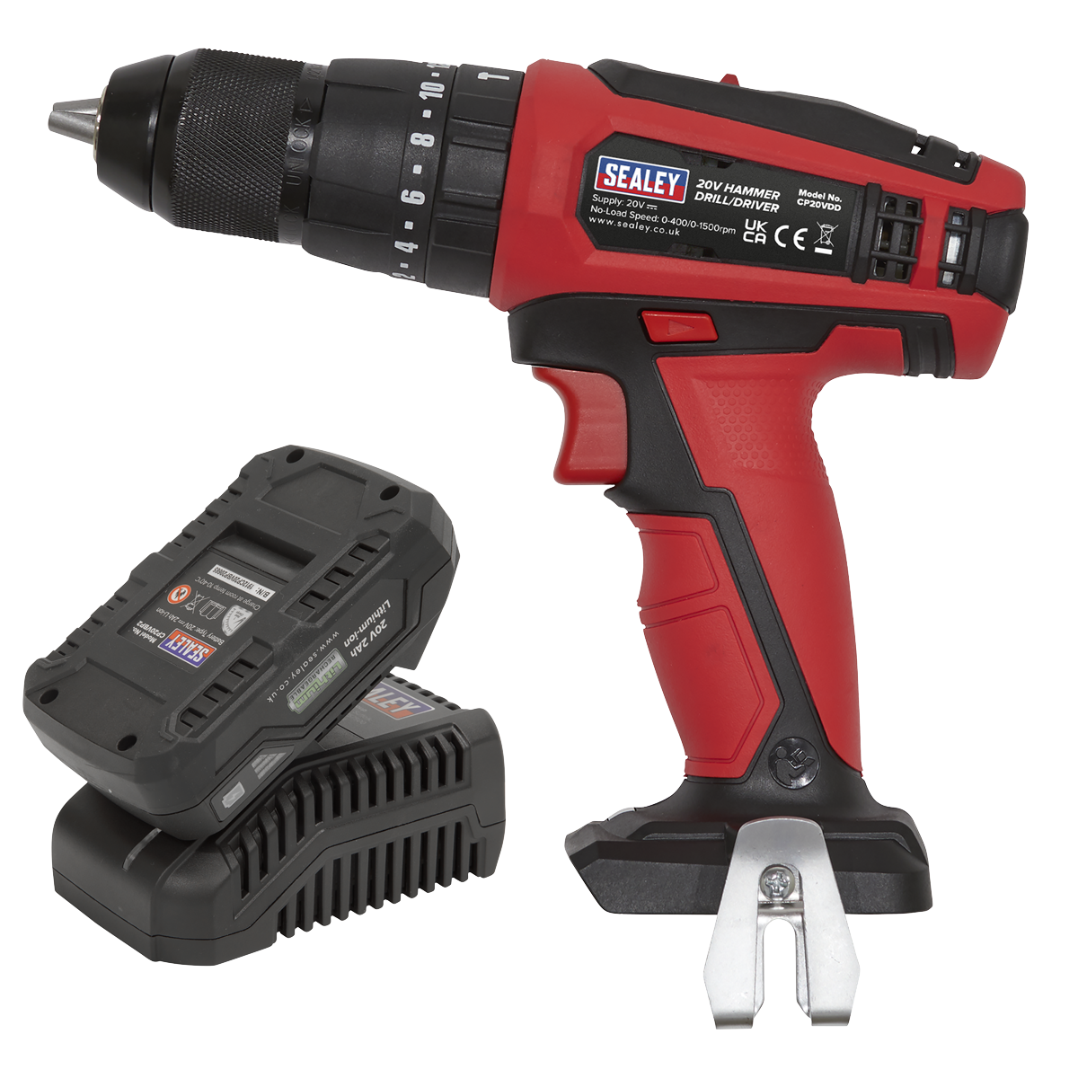 Combi Drill/Driver Kit Ø13mm 20V 2Ah SV20 Series Lithium-ion CP20VDDKIT1