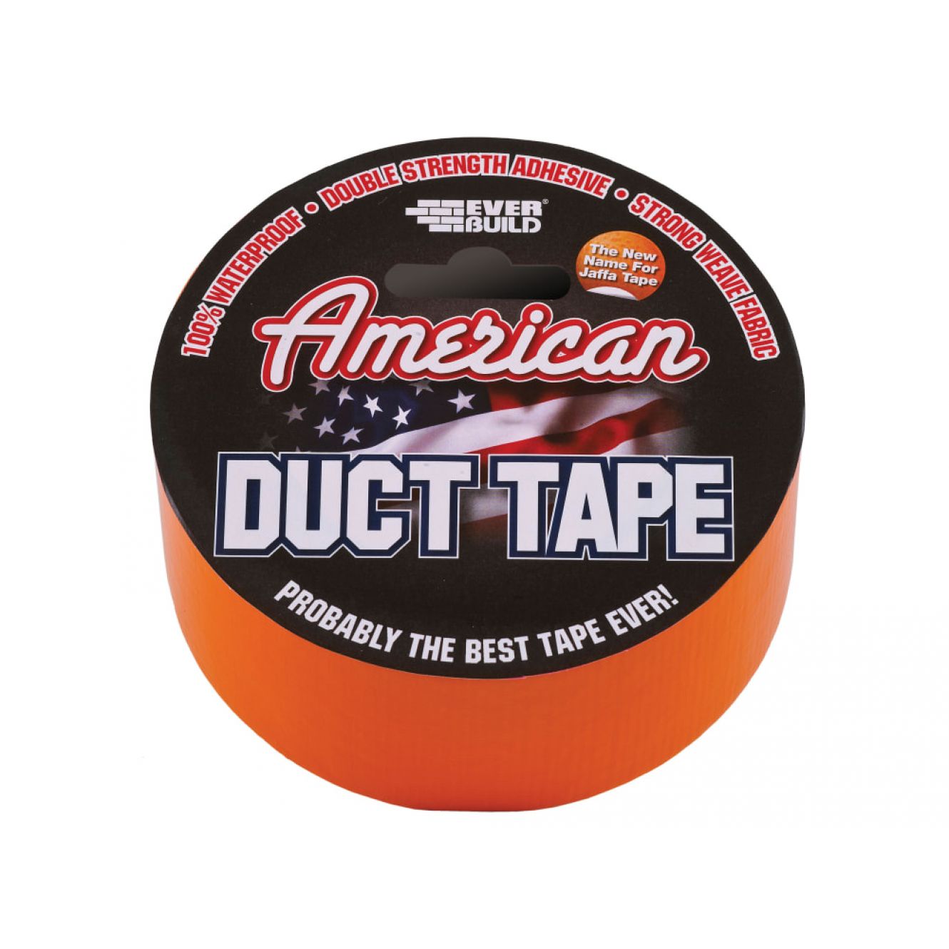 American Duct Tape 50mm x 25m Orange EVBUSDTO25M