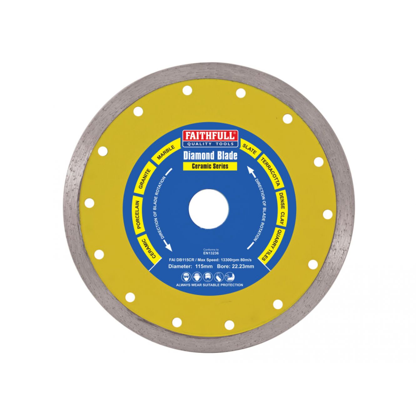 Diamond Tile Blade Continuous Rim
