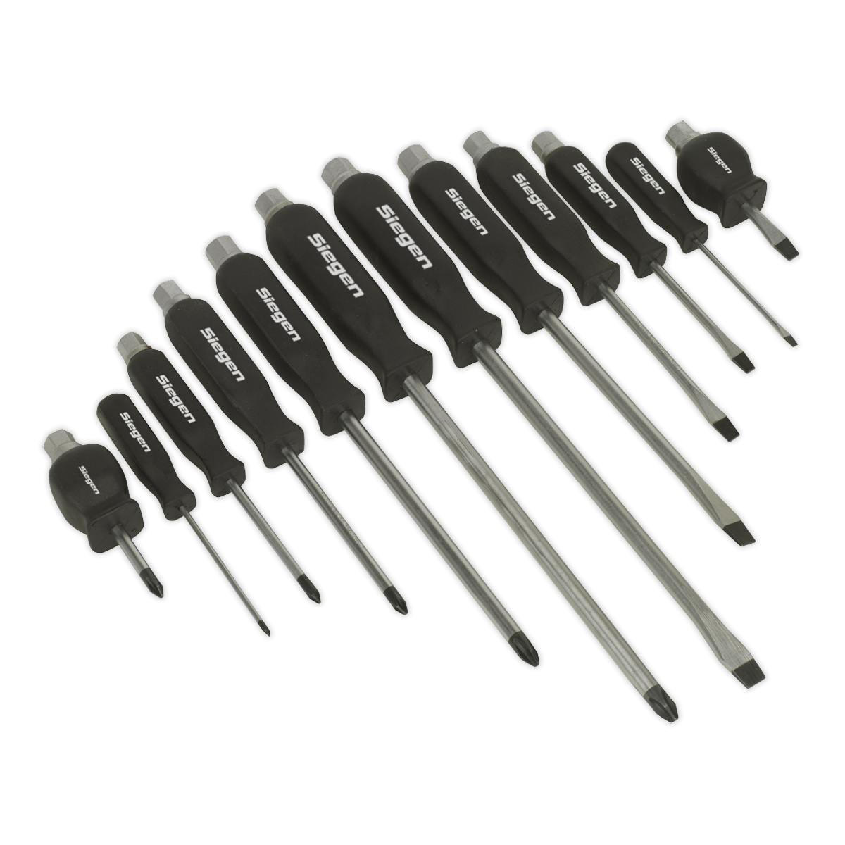 Screwdriver Set 12pc Hammer-Thru S0641