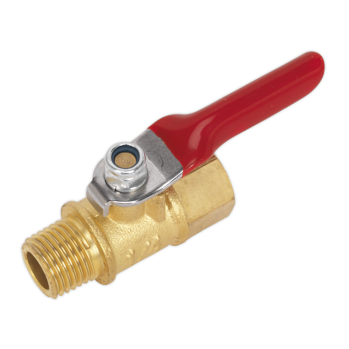 Lever Ball Valve 1/4"BSPT (M) x 1/4"BSP (F) SA906