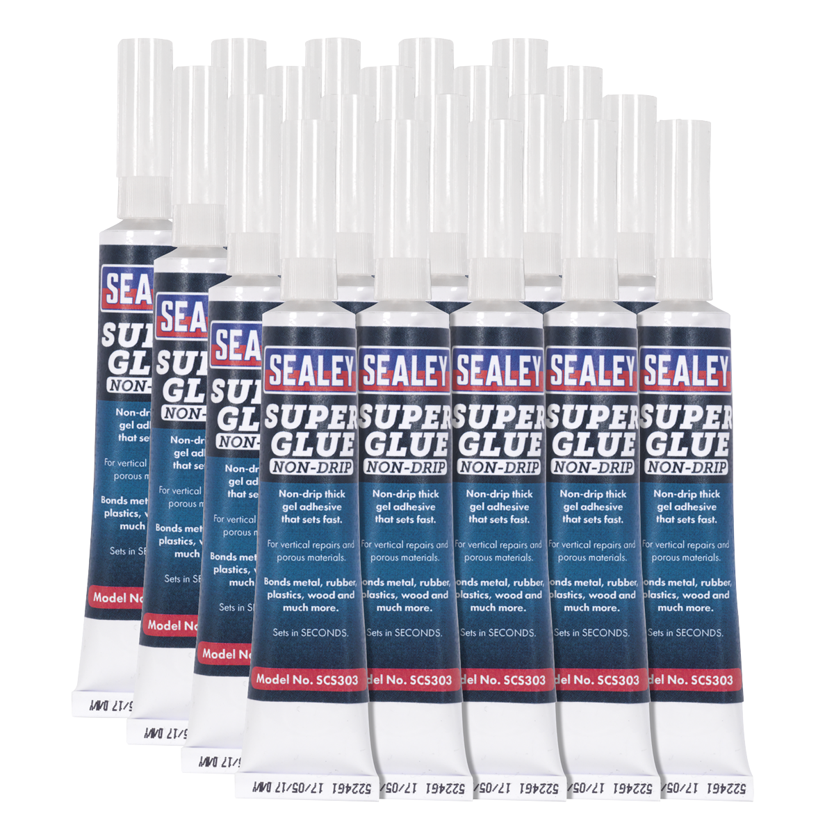 Super Glue Non-Drip Gel 20g Pack of 20 SCS303
