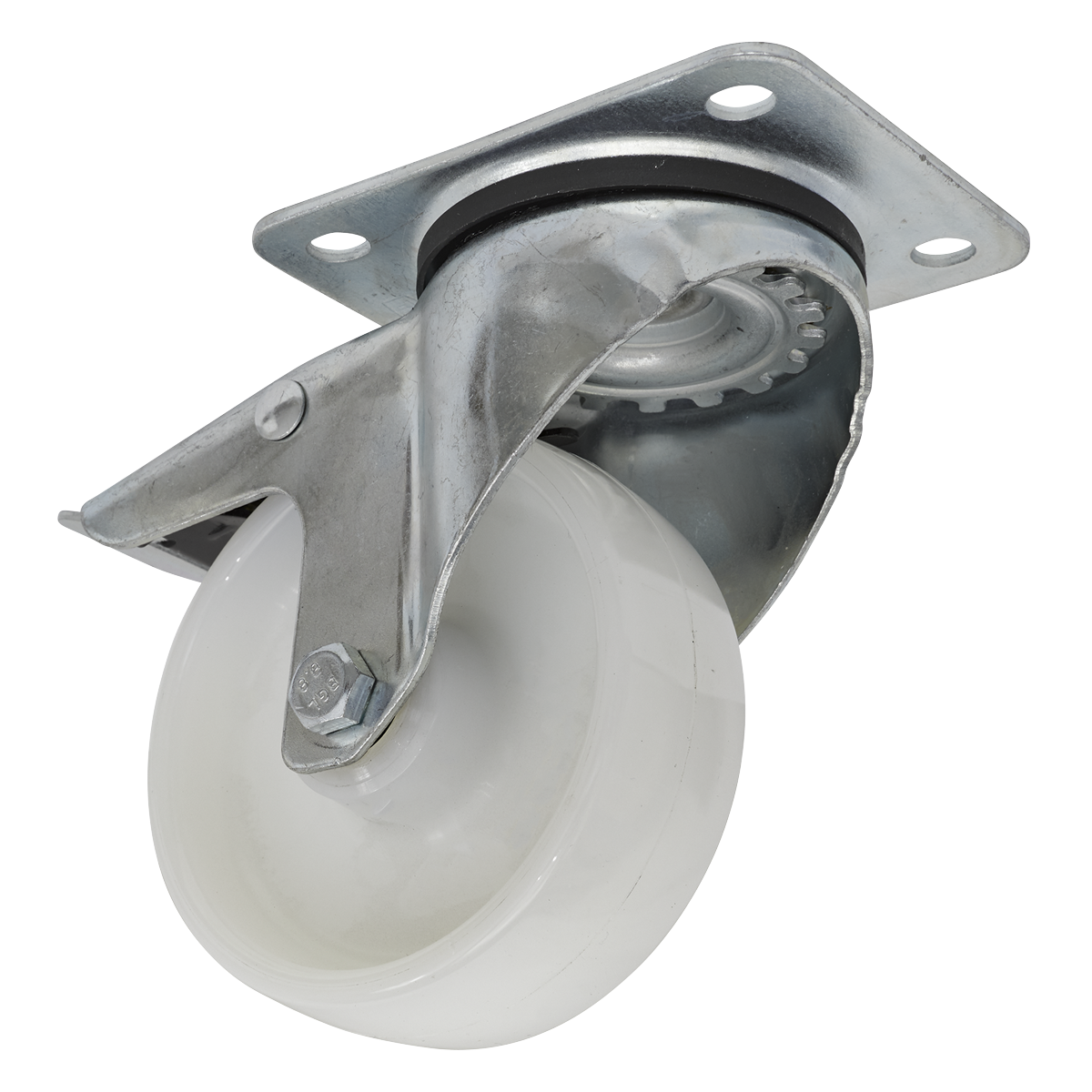 Castor Wheel Swivel Plate with Total Lock Ø100mm SCW4100SPL