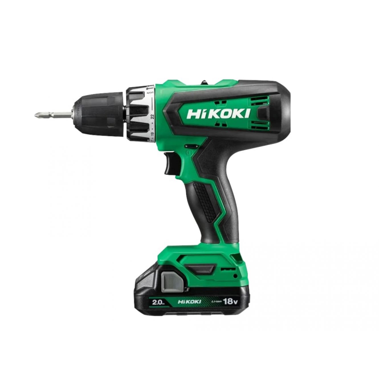 DV18DFXJMZ Hammer Drill 18V 2 x 2.0Ah Li-ion HIKDV18DFXJM