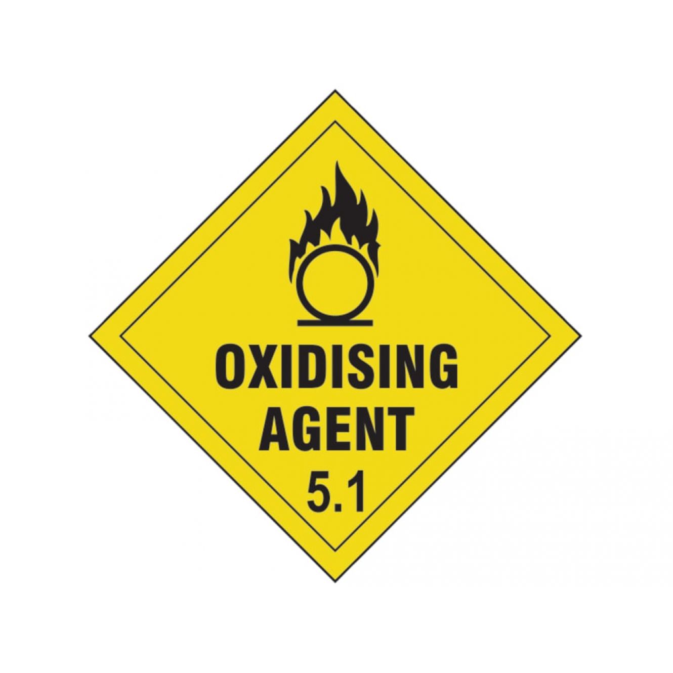 Oxidising Agent 5.1 SAV - 100 x 100mm SCA13729