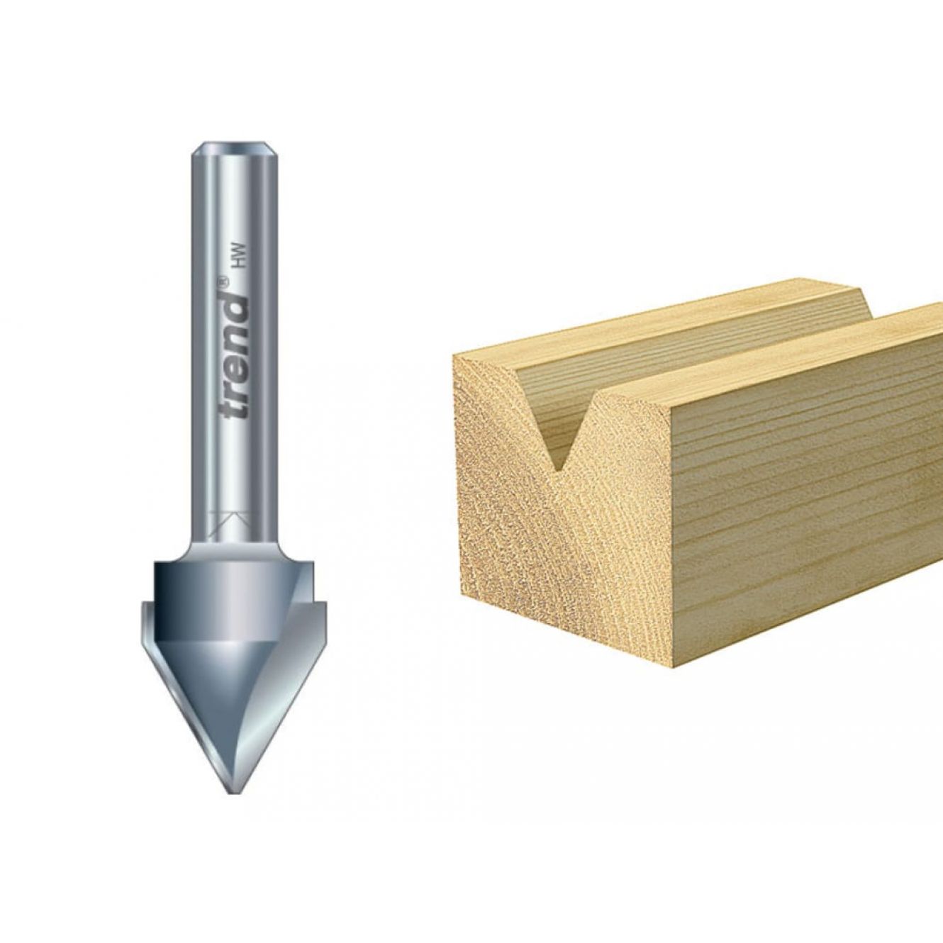 45° Chamfer V-Groove Cutter