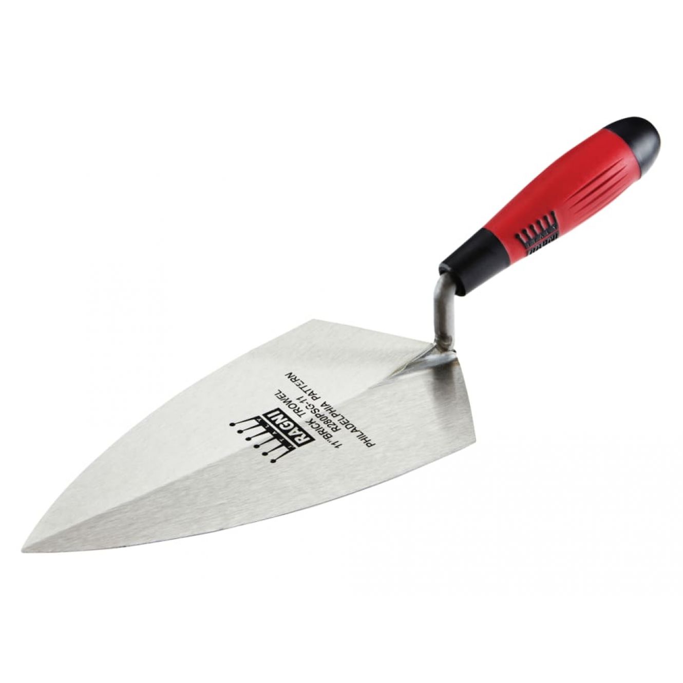 Philadelphia Pattern Brick Trowel Soft Grip Handle 11in RAG280PSG