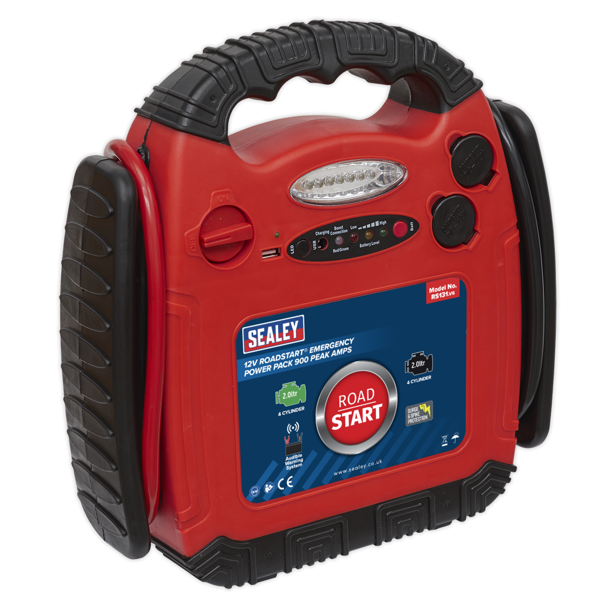 RoadStart® Emergency Power Pack 12V 900 Peak Amps RS131