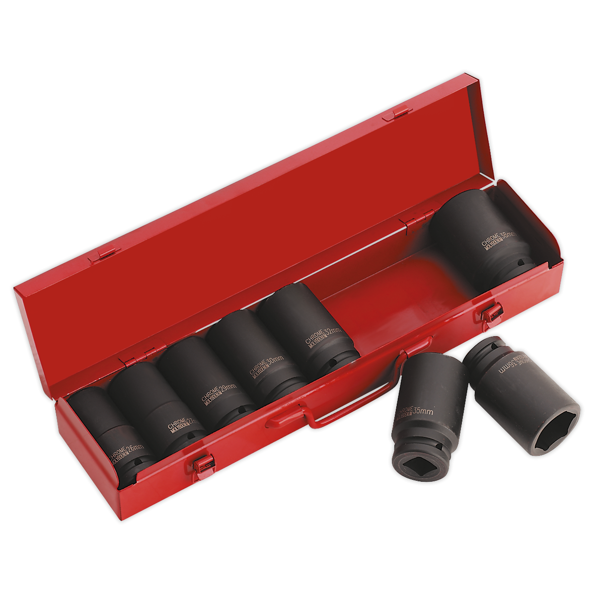 Impact Socket Set 8pc 3/4"Sq Drive Deep Metric AK80/9M
