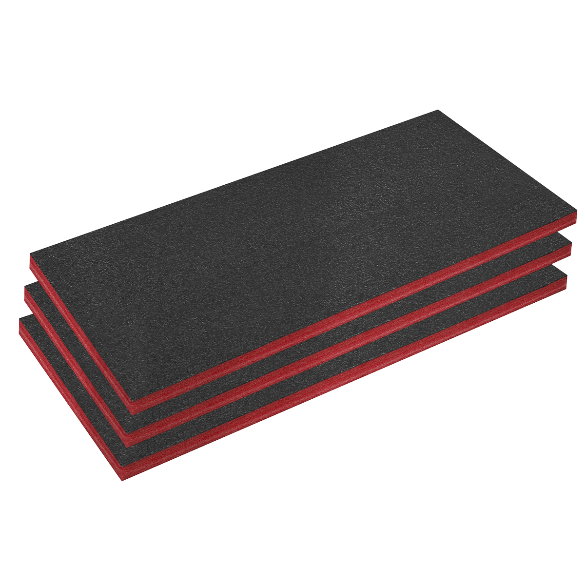 Easy Peel Shadow Foam® Red/Black 50mm - Pack of 3 SFPK50R