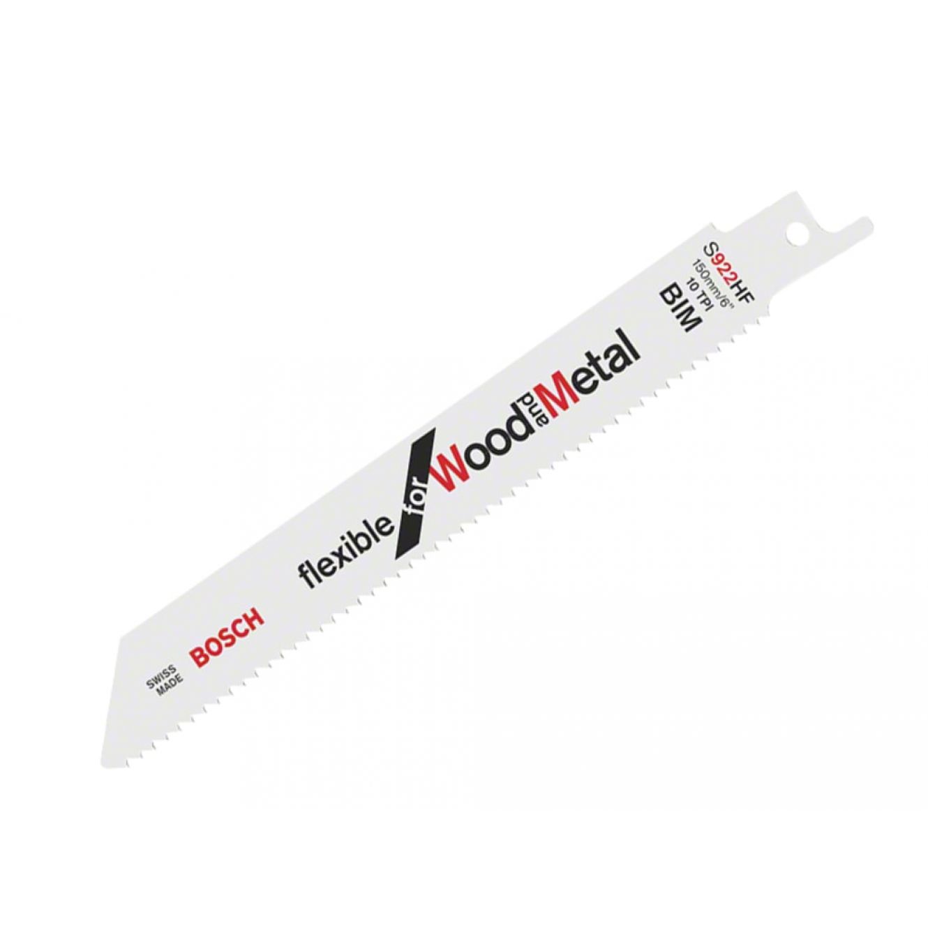 S 922 HF Flexible for Wood & Metal Blade 150mm 10 TPI Pack of 5 BPAS922HF