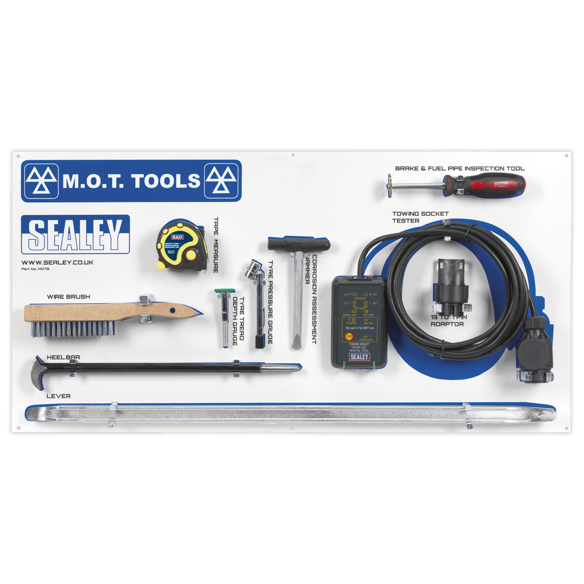 MOT Tool Board with Tools MOTBKIT