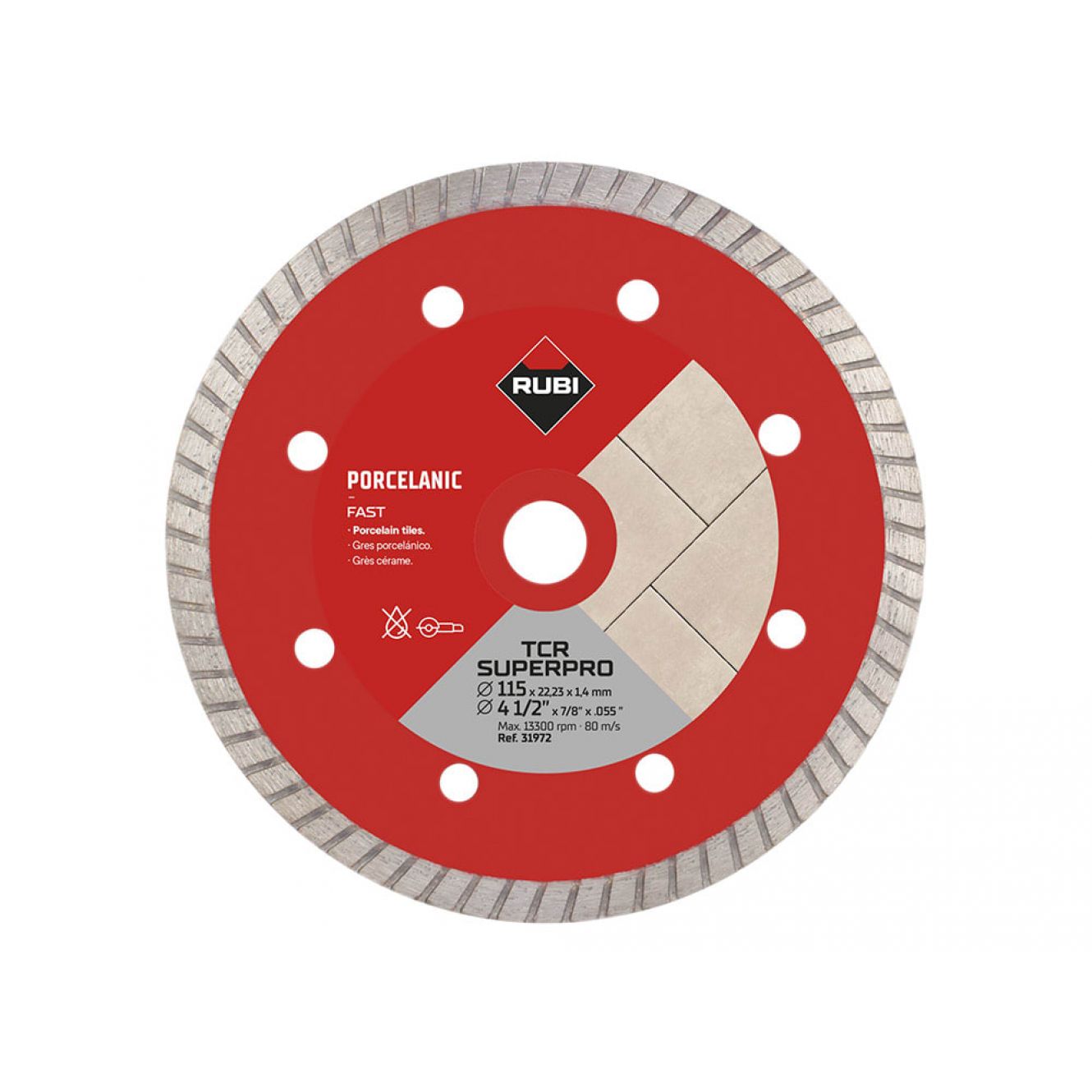 TCR115 SUPERPRO Diamond Blade 115mm RUB31972