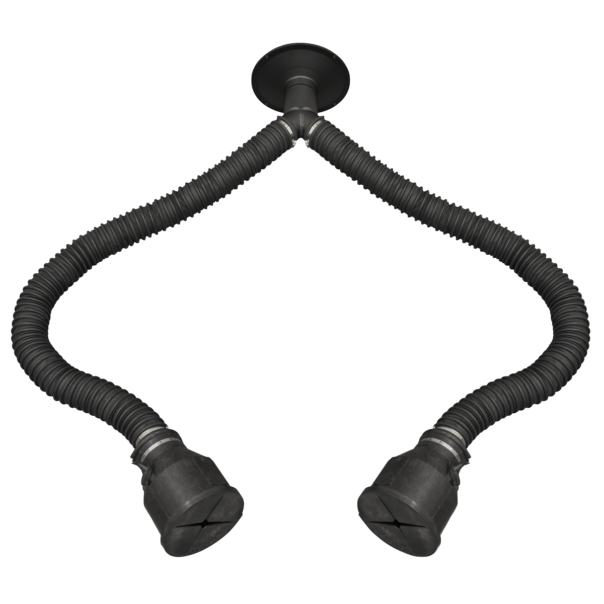 Twin Pipe 1.65m Exhaust Extractor Hose for EFS/93 EFS/93TP