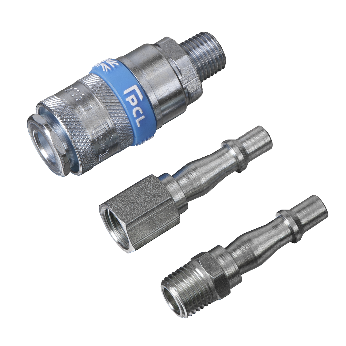 Air Tool Coupling Kit 3pc 1/4"BSP AC60