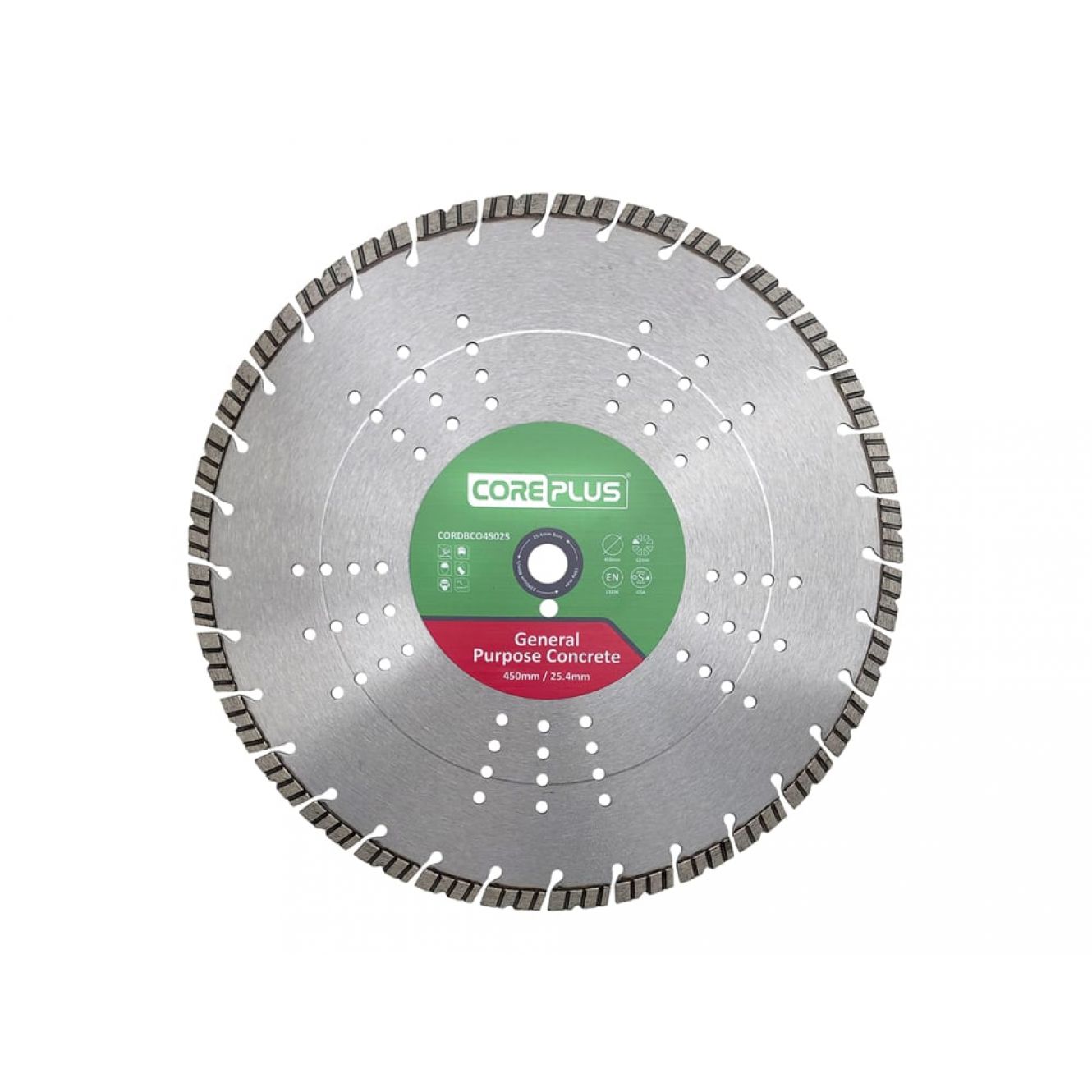 General Purpose Concrete Diamond Blade 450 x 25mm CORDBCO45025