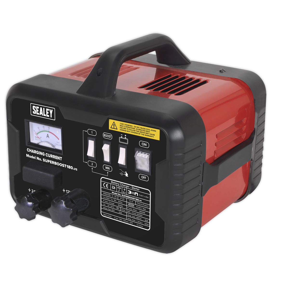 Starter/Charger 180/40A 12/24V 230V SUPERBOOST180