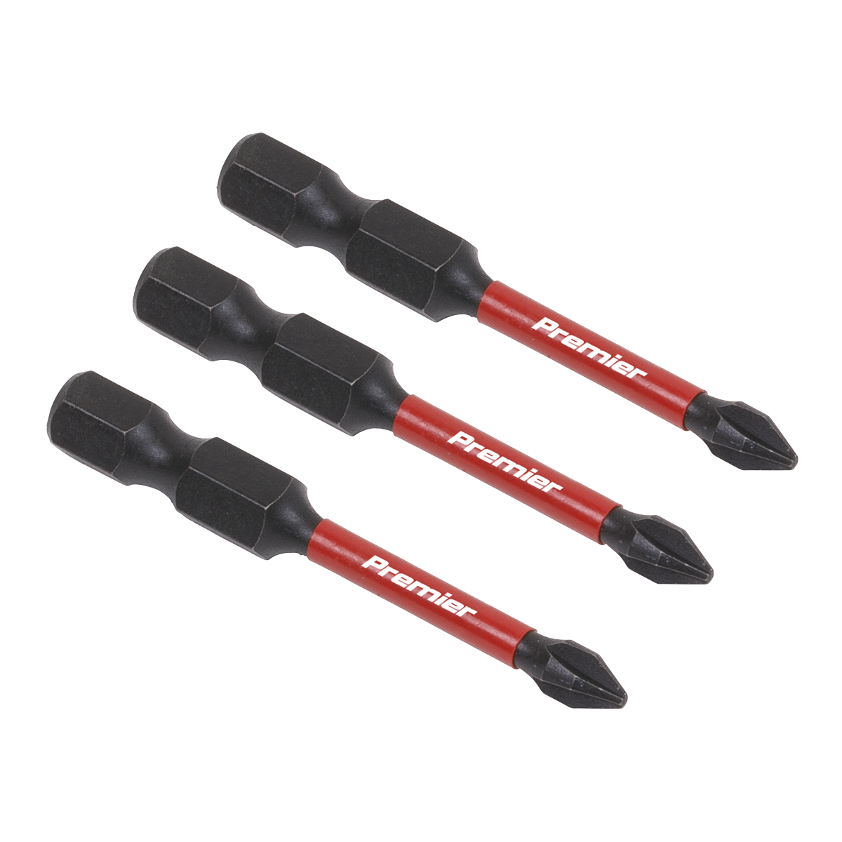 Phillips #1 Impact Power Tool Bits 50mm - 3pc AK8229
