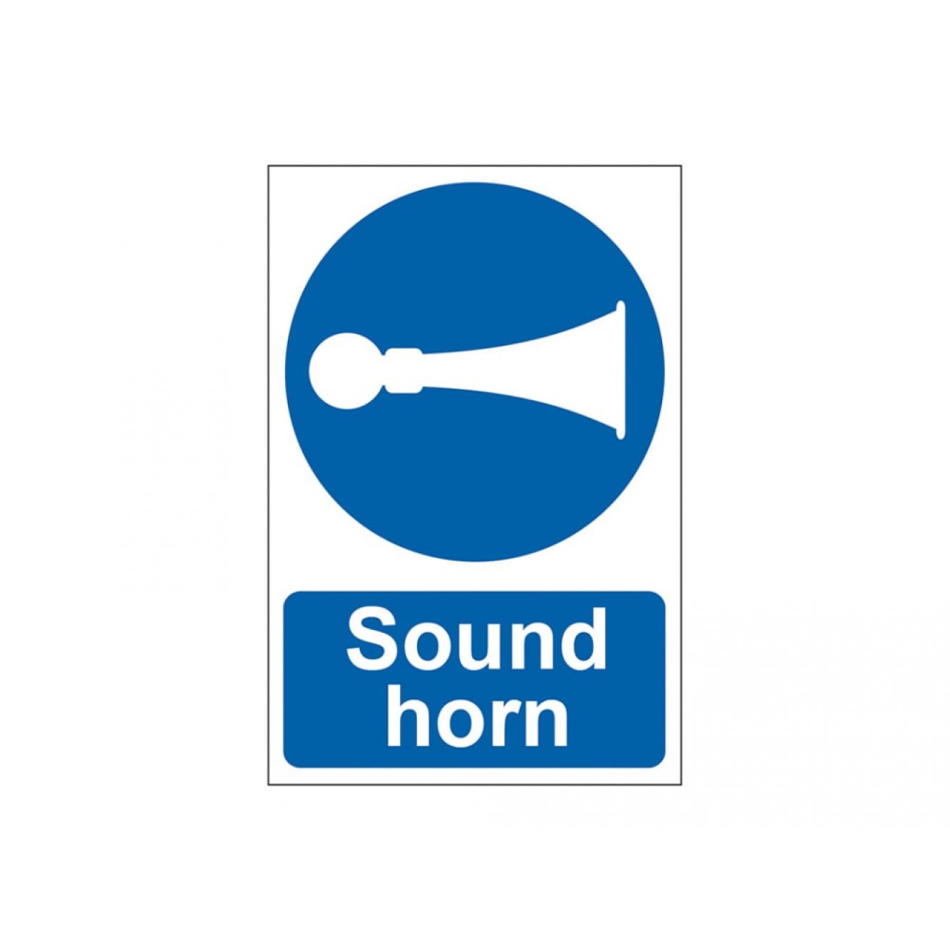Sound Horn - PVC Sign 200 x 300mm SCA0250