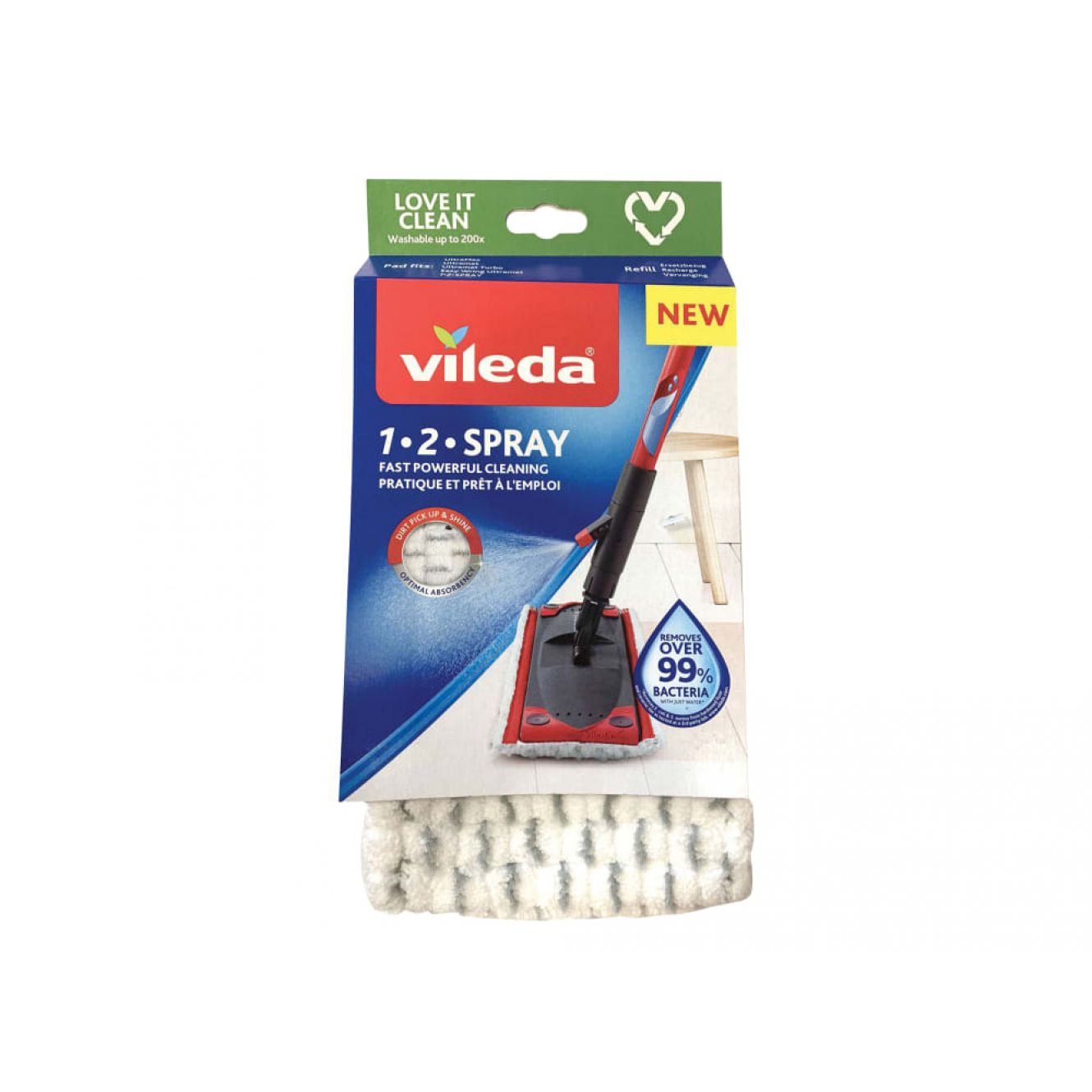 1-2 Spray Mop Refill Pad VIL166840