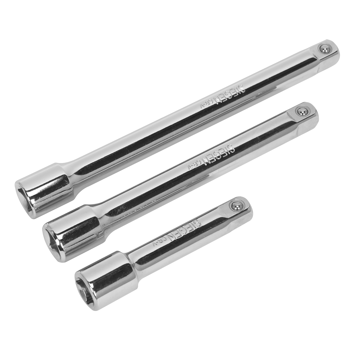 Extension Bar Set 3pc 3/8"Sq Drive S0719