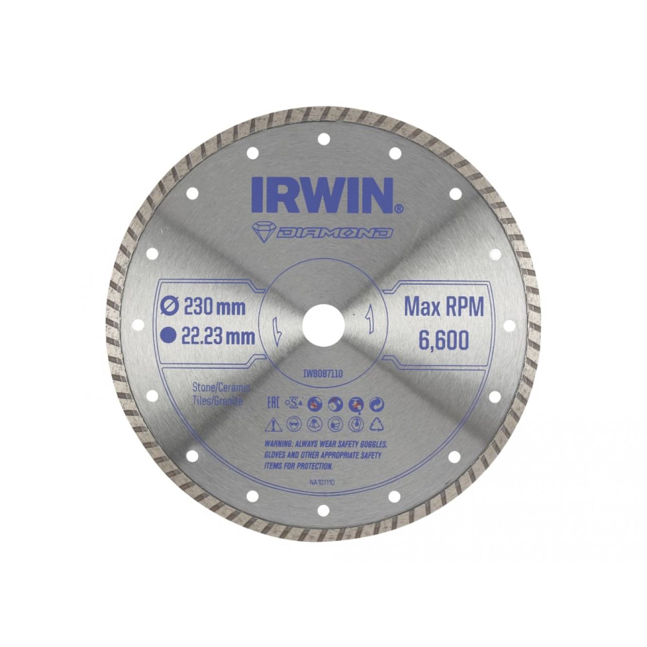 Diamond Blade 230 x 22.23mm IRWIW8087110