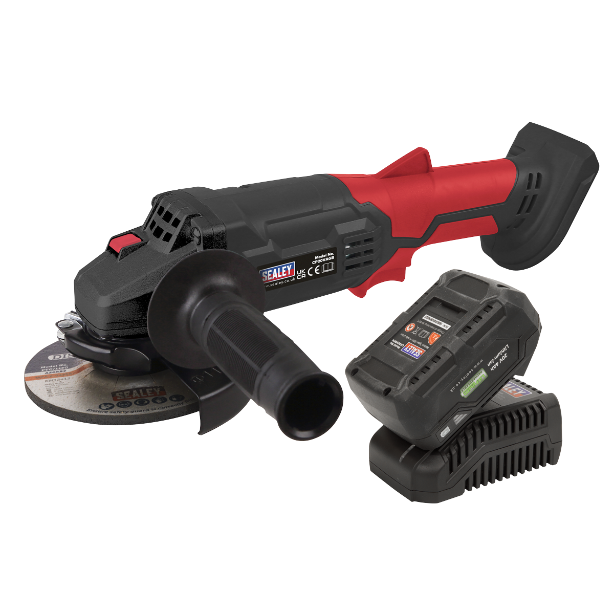 Cordless Angle Grinder Kit Ø115mm 20V 4Ah SV20 Series CP20VAGBKIT1