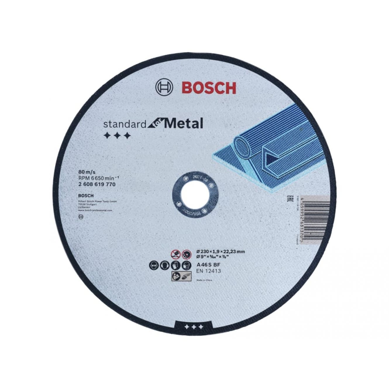 Std Metal Straight Cut Disc 230Mm BPA608619770