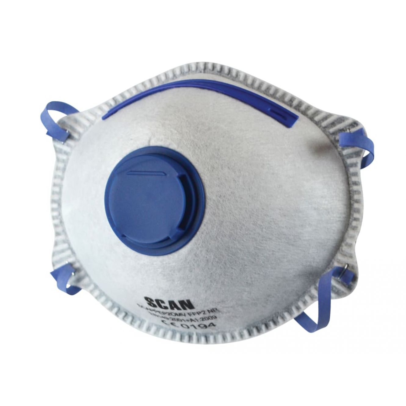 Moulded Disposable Odour Mask Valved FFP2 Protection (Pack 3) SCAPPEP2OMV