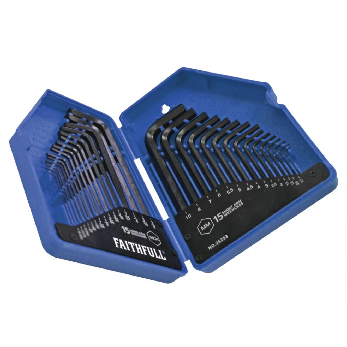 Metric/Imperial Hex Key Set, 30 Piece FAIHKS30MAF
