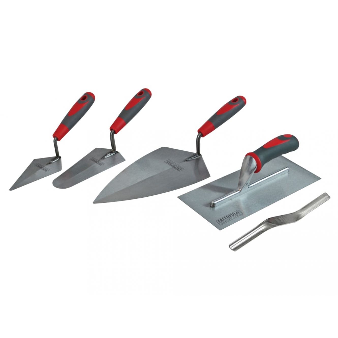 Soft Grip Handle Trowel Pack 5 Piece FAISGTSET5