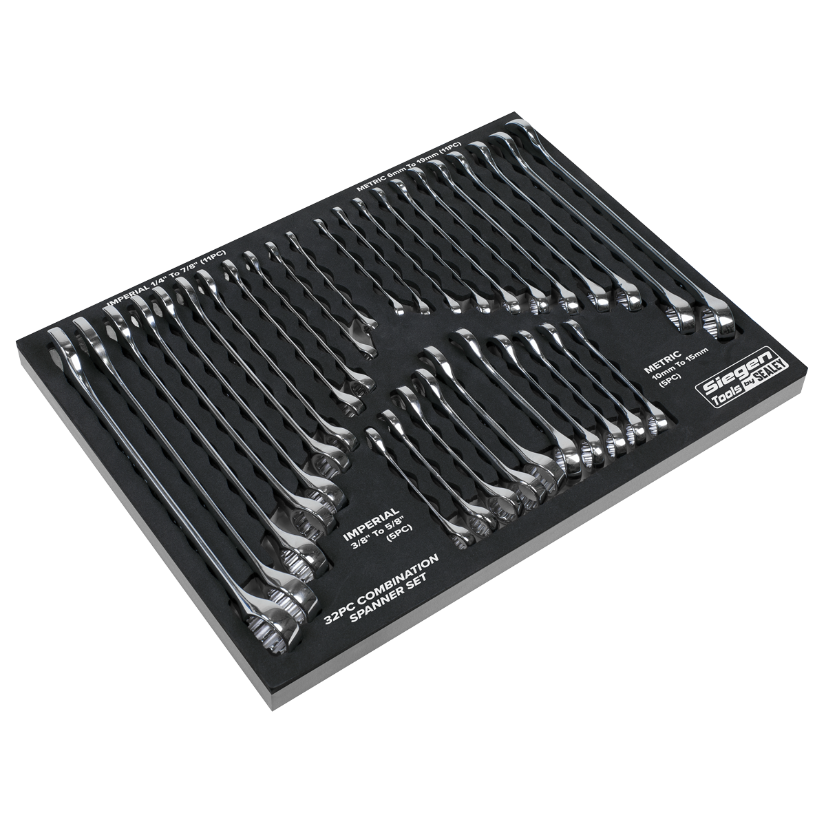 Combination Spanner Set 32pc - Metric/Imperial S01239