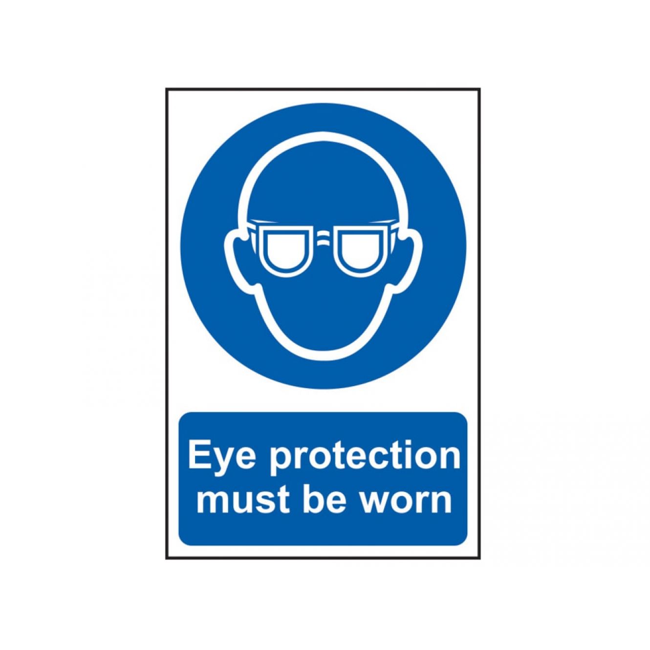 Eye Protection Must Be Worn - PVC 200 x 300mm SCA0007