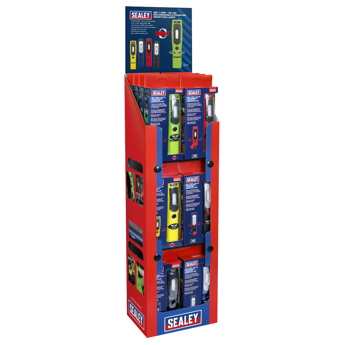 LED3602 Series Inspection Light Combination - Display Pack of 24 LED3602COMBO1