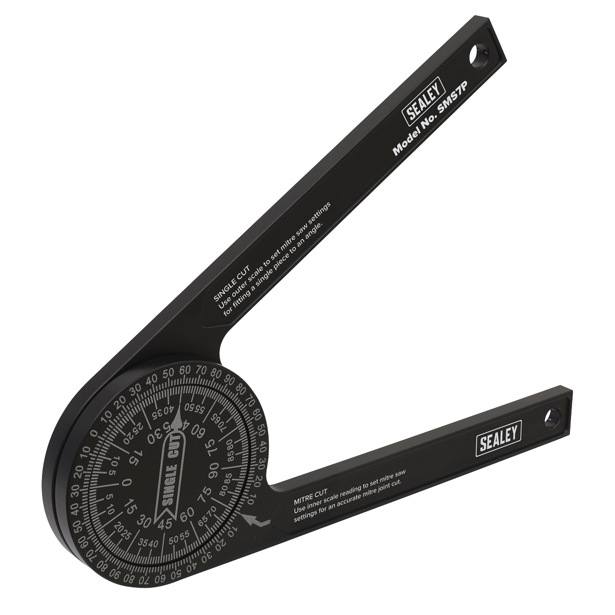 Mitre Saw Protractor - Aluminium SMS7P