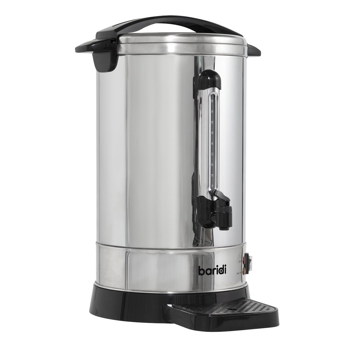 Baridi Hot Water Boiler, Tea Urn, 20L Capacity, Stainless Steel DH270