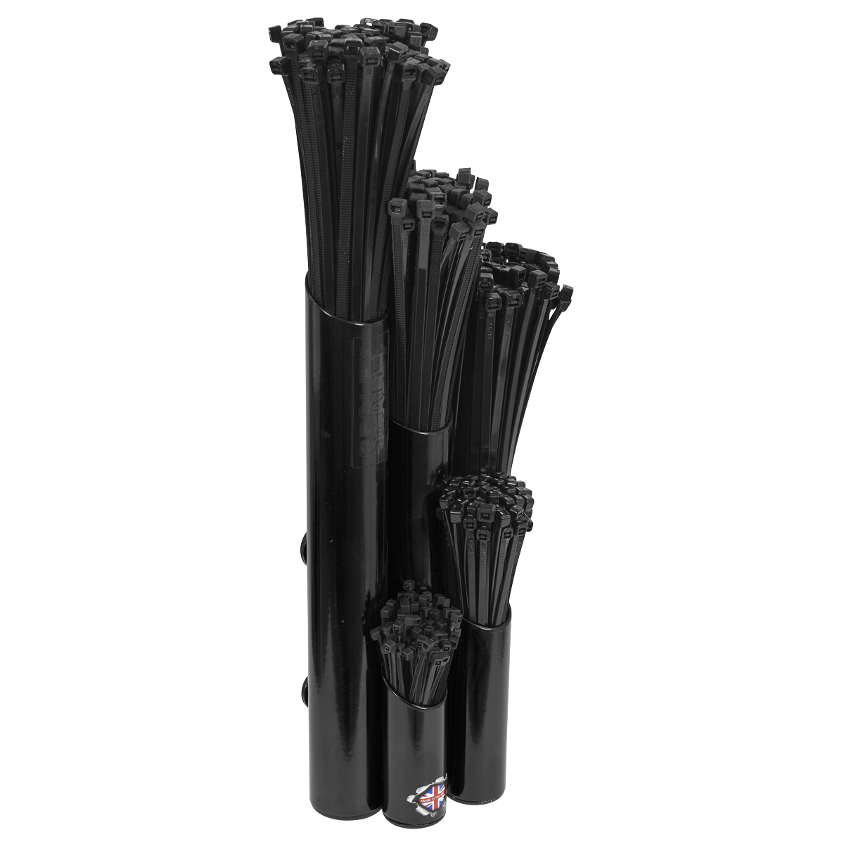 Large Magnetic Cable Tie Holder - Black APCTHBXL