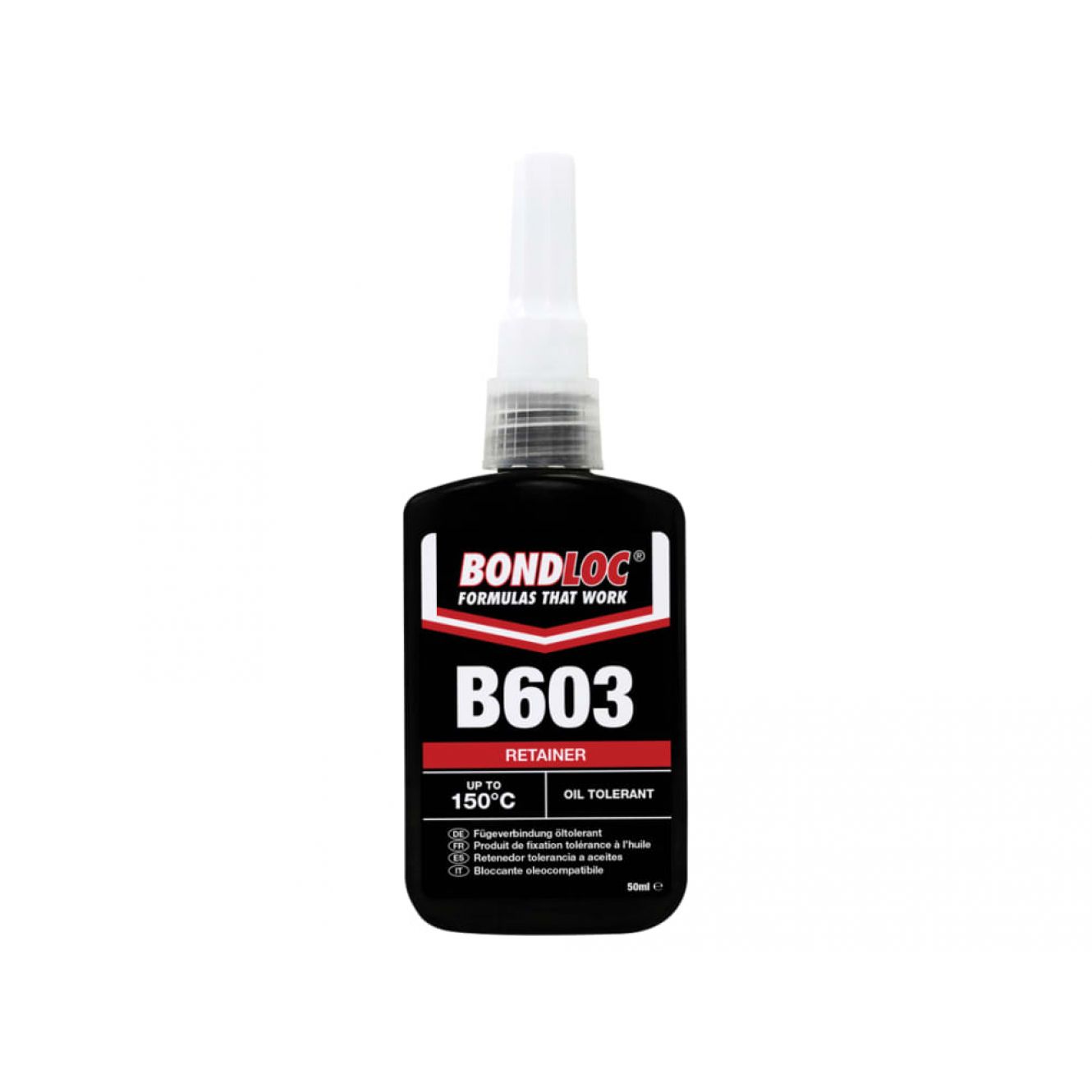 B603 Oil Tolerant Retaining Compound 50ml BONB60350