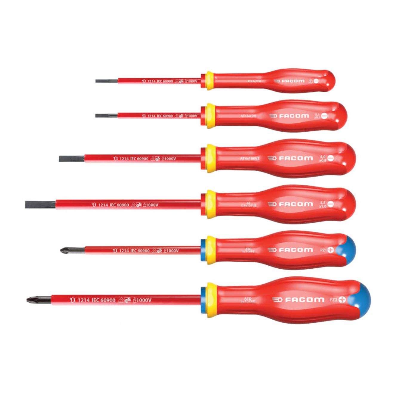Protwist® VDE Screwdriver Set, 6 Piece FCMATDVEJ6PB