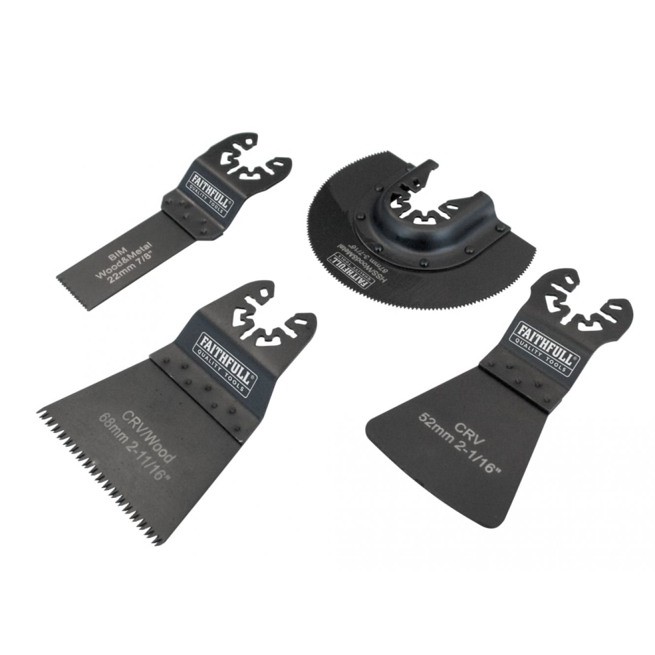 Multi-Function Tool Flooring Blade Set 4 Piece FAIMFKIT4