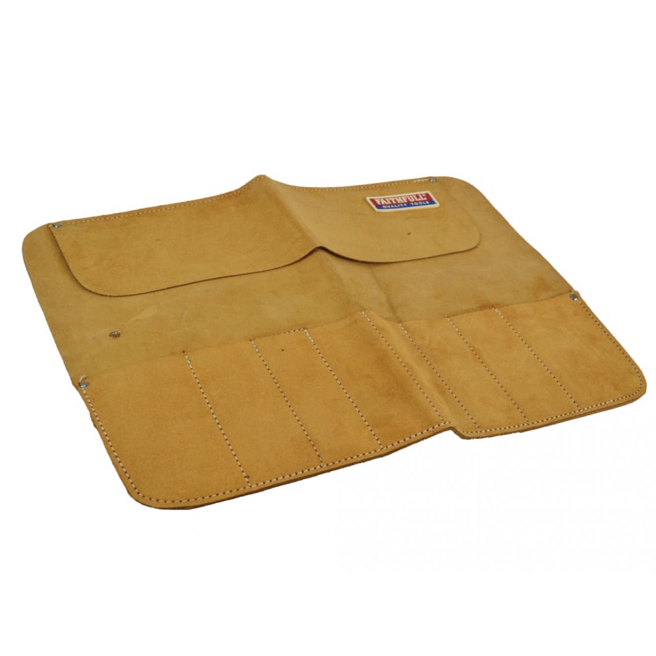 8 Pocket Leather Chisel Roll 33 x 47cm FAILCR8