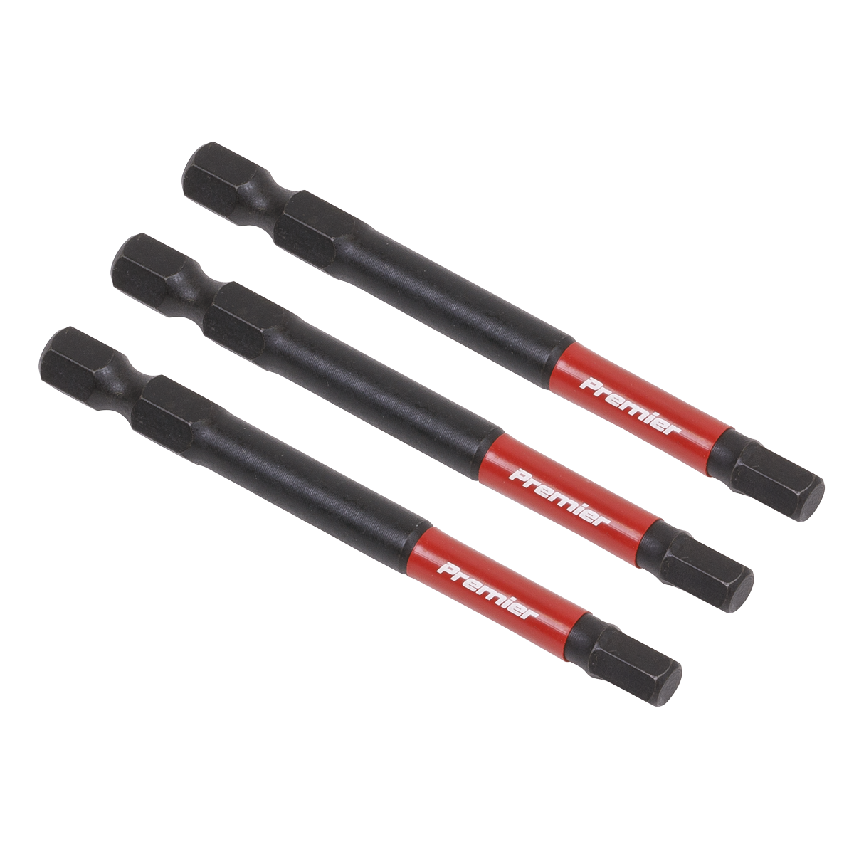 Hex 5mm Impact Power Tool Bits 75mm - 3pc AK8263