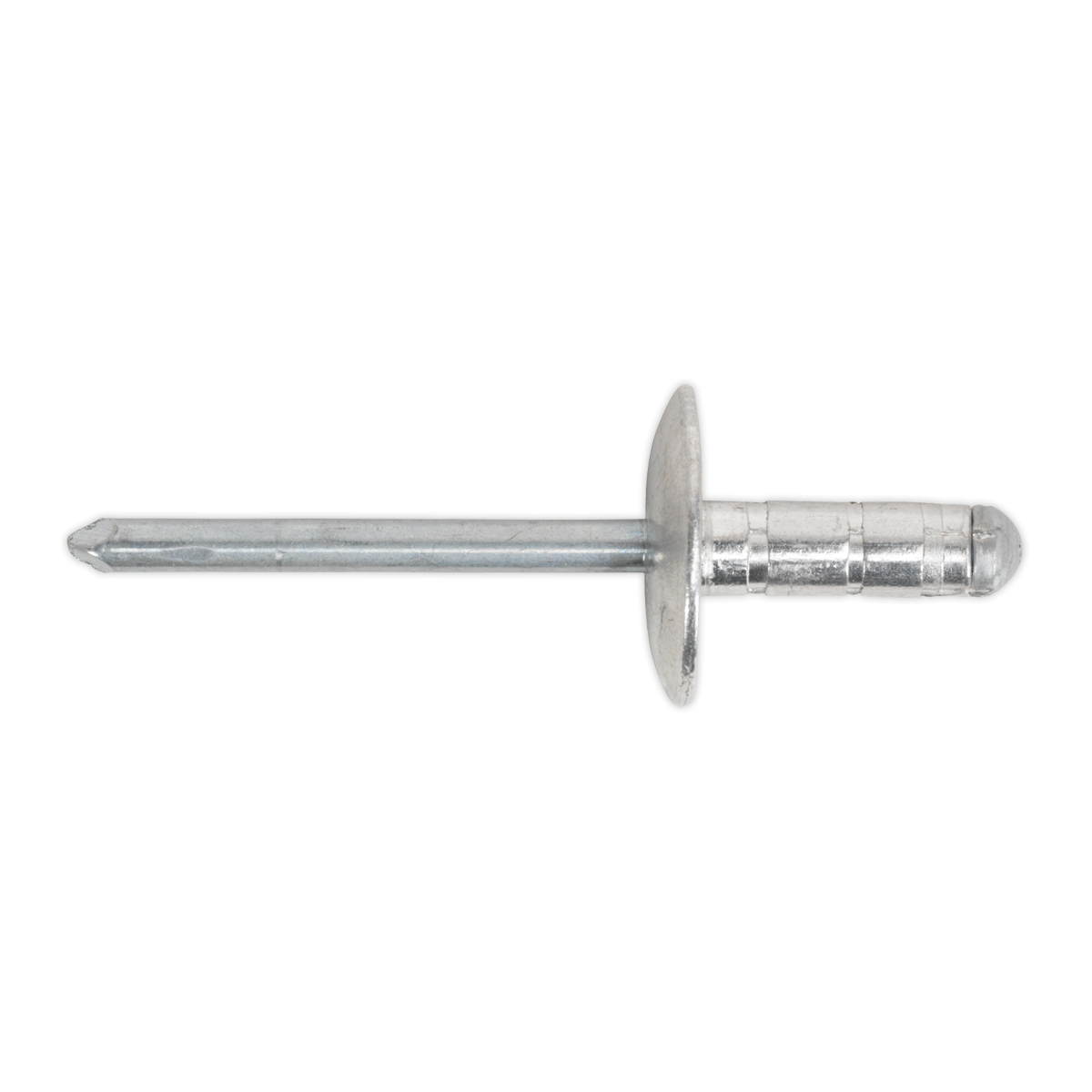 Aluminium Multi-Grip Rivet Large Flange 4.8 x 27mm Pack of 100 RM4827L